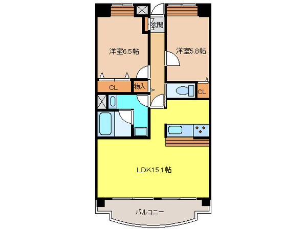 退思閣の物件間取画像